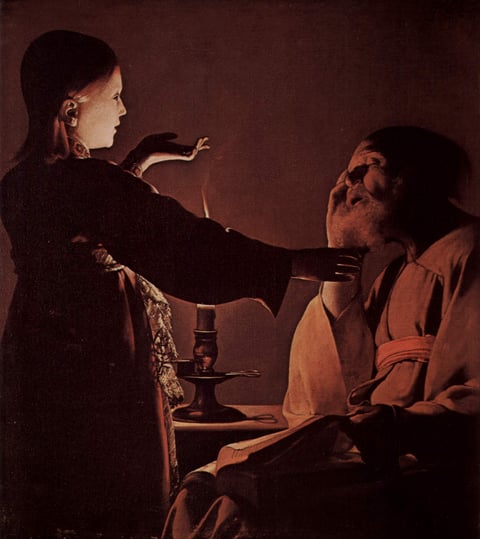 The Dream of Saint Joseph by Georges de La Tour