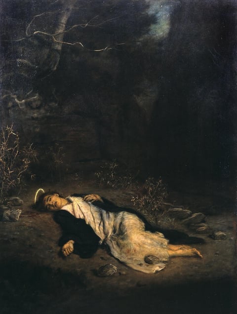 St Stephen by John Everett Millais