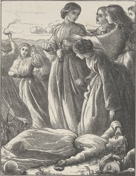 The Ten Virgins by John Everett Millais