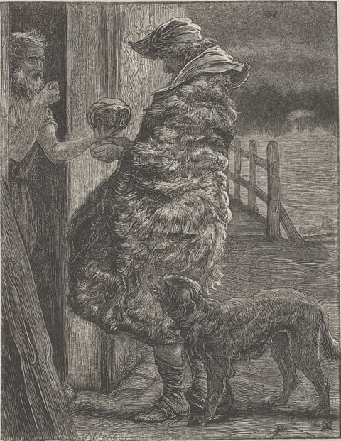 The Importunate Friend by John Everett Millais
