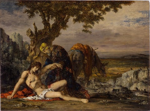 The Good Samaritan by Gustave Moreau