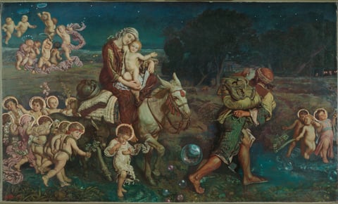 The Triumph of the Innocents (small first version) by William Holman Hunt