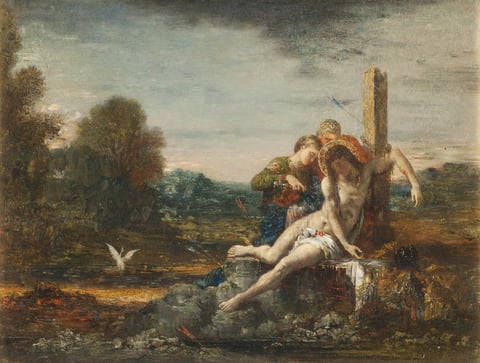 Saint Sebastian by Gustave Moreau