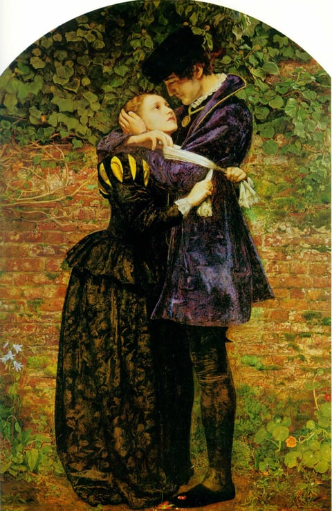 A Huguenot, on St Bartholomew’s Day by John Everett Millais
