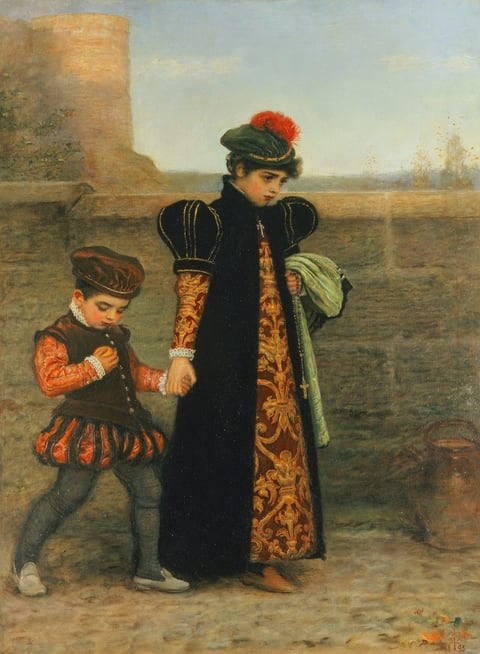 The Girlhood of St Theresa by John Everett Millais