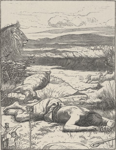 The Good Shepherd by John Everett Millais