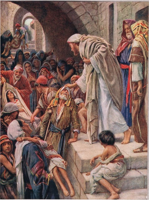 Harold Copping, Healing the Sick