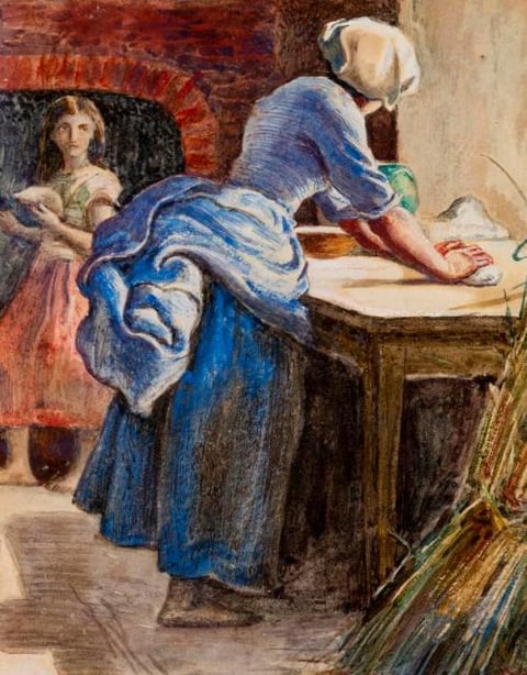 Parable: The Leaven by John Everett Millais