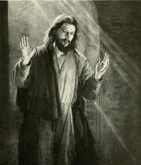 Christ (The Light Shines in the Darkness) by Fritz von Uhde