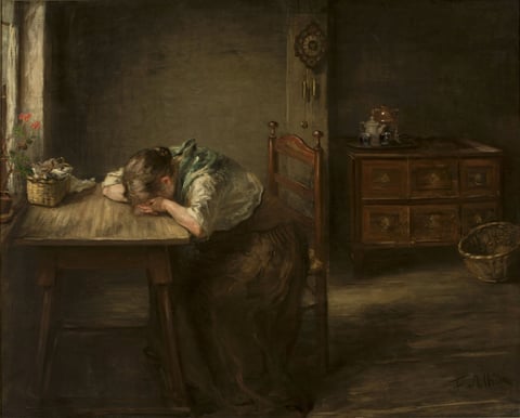 Forsaken (Verlassen) by Fritz von Uhde