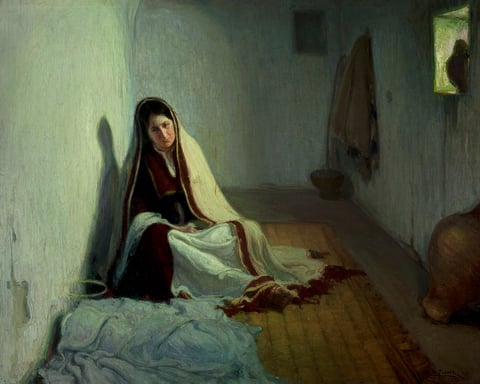 Mary (La Sainte-Marie) by Henry Ossawa Tanner