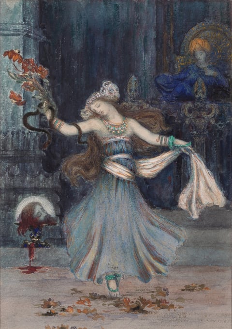 Salome Dancing before the Head of Saint John the Baptist, after (?) Gustave Moreau