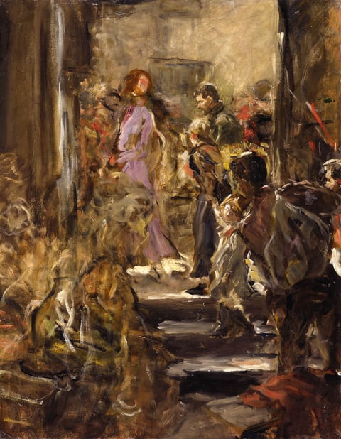 Design for the Zwickau Altarpiece by Fritz von Uhde
