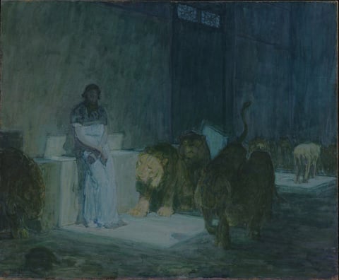 Daniel in the Lions’ Den by Henry Ossawa Tanner
