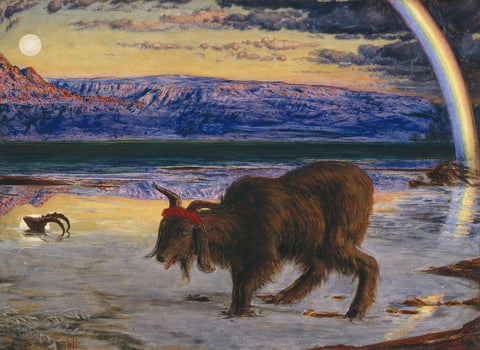 The Scapegoat (smaller version) by William Holman Hunt