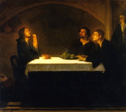 The Disciples at Emmaus by Henry Ossawa Tanner