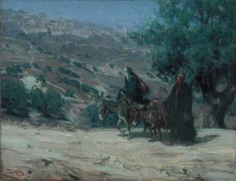 Henry Ossawa Tanner, Flight into Egypt (1899)