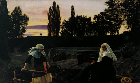 The Vale of Rest by John Everett Millais